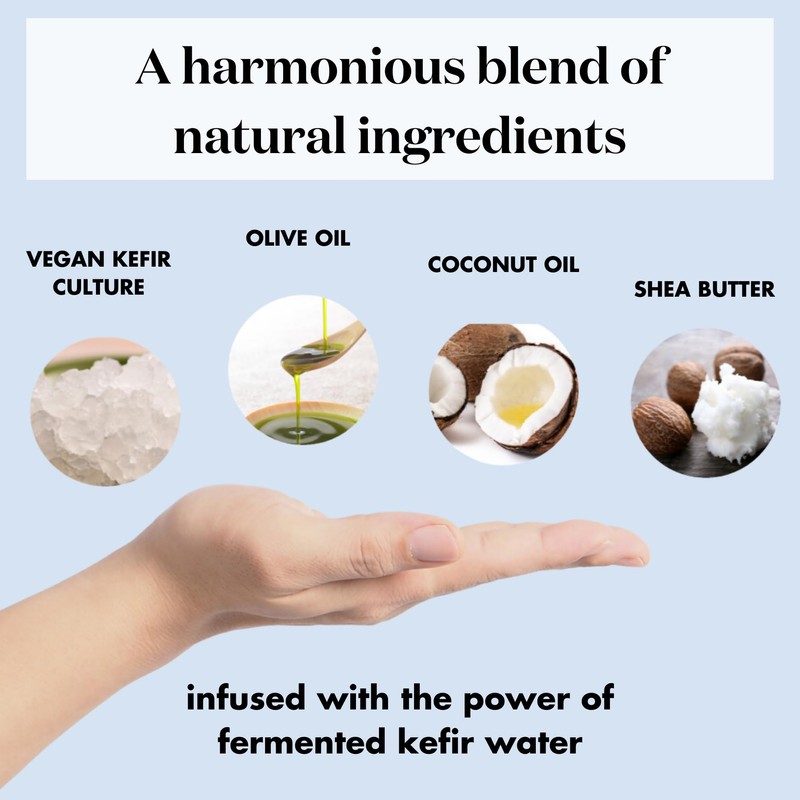 PIQI Kefir Soap Bar Charcoal and Tea Tree - Purifying,