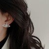 Saturn Earrings Crystal Saturn Planet Earring Aesthetic Earrings Y2k Earrings
