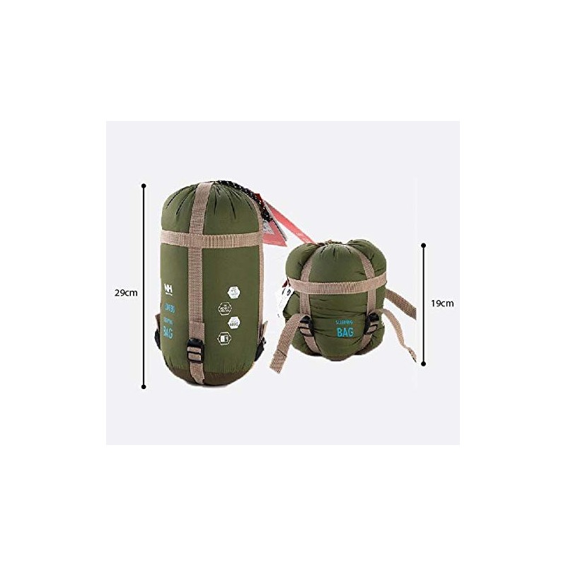 Naturehike 703212 Ultralight and Compact Cotton Sleeping Bag, Green, M/190