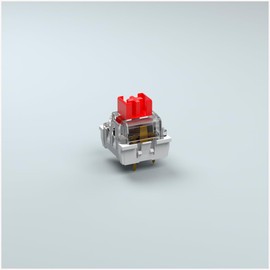 Bantida Lubed Switches 3 pin 45gf Linear Switches Surrounded MX Cross stem Mechanical Keyboard,Dust Proof(20 pcs)