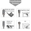 Mesee 10 Piece Carving Cutter Set, Carbide Burr Set, Rotary