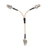 F Coaxial Splitter Cable, F-Type Cable (Female-Female) RG316 Cable, 5.9