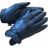 Ryda Childrens Leather Horse Riding Gloves Black or Brown (Medium,