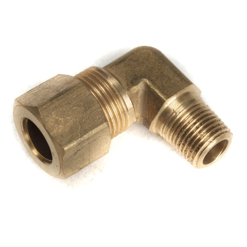 Brass Fittings Male Thread Right Angle Pack of Knee Compression