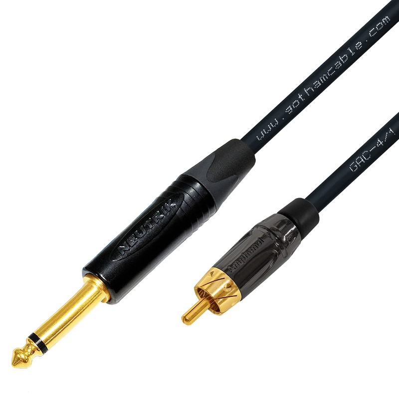 WORLDS BEST CABLES 0.5 Foot – TS to RCA Cable
