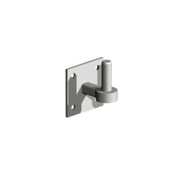 Hook On 4" Square Plate - 19mm Pin - Gate Hinges - Galvanized