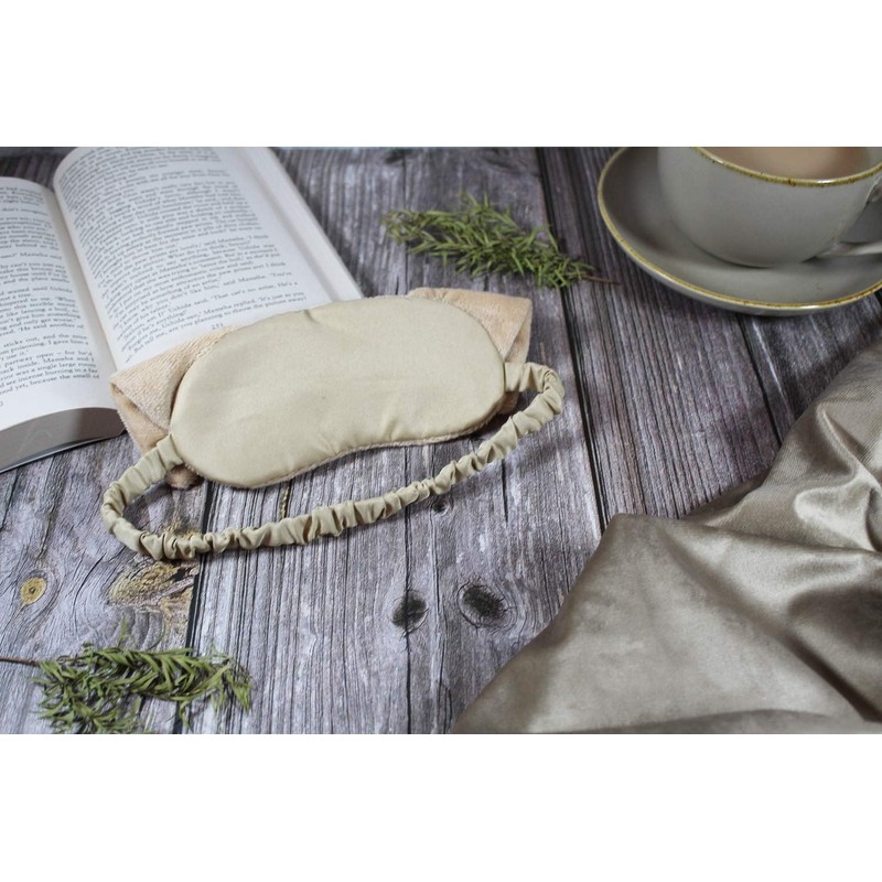 Dog Animal Plush Sleep Eyemask (Golden Labrador Retriever)