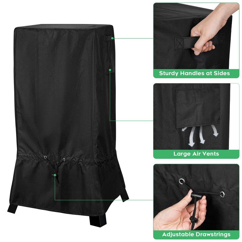 EZ-DONGTENG 30-inch Waterproof Smoker Cover fits for Masterbuilt/East Oak and