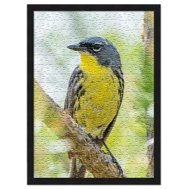 Poster Palooza 19x30 Jigsaw Puzzle Frame Kit - Kit Includes Puzzle Glue Sheets, Black Wood Puzzle Frame, UV Acrylic, Backing, Hanging Hardware