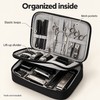 3-Layer Barber Tool Organizer Bag for Hair Styling – Large