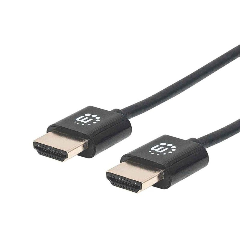 MANHATTAN HDMI Cable Ultra Thin with Ethnet 3 m Black