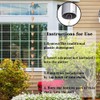 Qipade Rain Chains for Gutters, 8.3ft Length Copper Lotus Rain