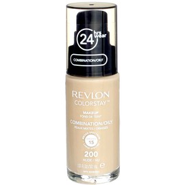 Revlon Colorstay for Combo/Oily Skin Makeup, Nude [200] 1 oz (Pack of 2)