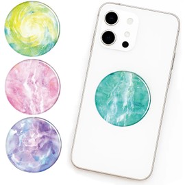 4 Pack Phone Sockets,Socket for Phones with Secure Grip, Phone Grips for Back of Phones, Hands-Free Video Watching, Stylish Phones Accessory for Young Adults, Gift Idea