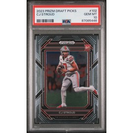 Graded 2023 Panini Prizm DP CJ Stroud #102 Rookie RC Football Card PSA 10 Gem Mint