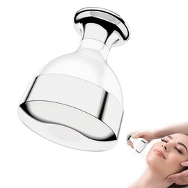 Rodillo de Hielo para la Cara, Molde de Hielo para Skin Care, Hielo para Masaje Facial Reutilizable para ojos. Molde de Hielo para Skin Care, Rutina y Cuidado Facial (Pearl White)