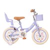 Bixike Girls Bike with Basket for Toddlers and Kids Aged