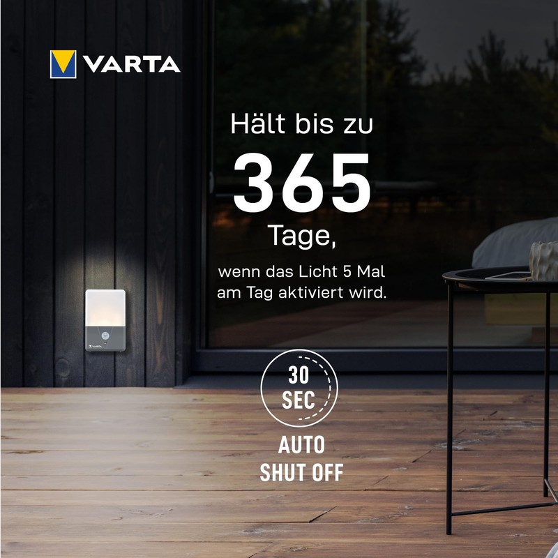 VARTA Motion Sensor Outdoor Light incl. 3AAA