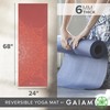 Premium Reversible Changing Petals Yoga Mat (6mm)