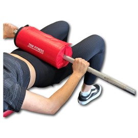 JSM FITNESS® Hip Thrust Pad - Hip Thrust Barbell Pad, Extra Thick Barbell Protector for glute exercises, Glute Bridge Pad Barbell Foam Pink