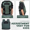 Weighted Vest for Kids - Adjustable Compression Vest, Medium (Ages