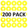 Yellow Round Plastic Blank Rack Size Dividers - Multi-Pack (200)