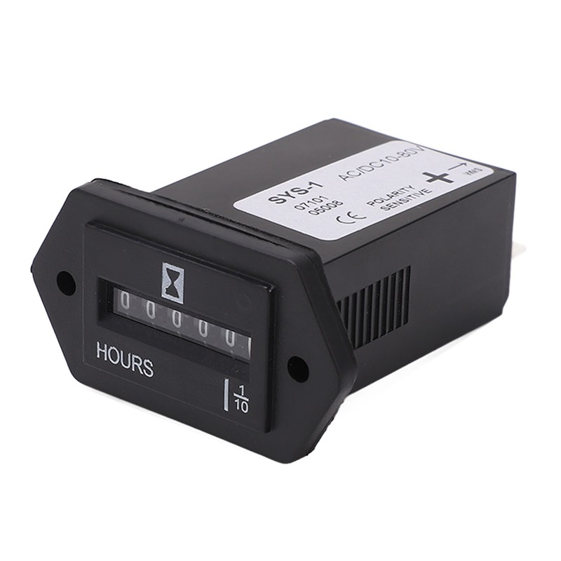 Electromagnetic Counter 0‑99999.9 6 Digit Industrial Pulse Totalizer for Machine