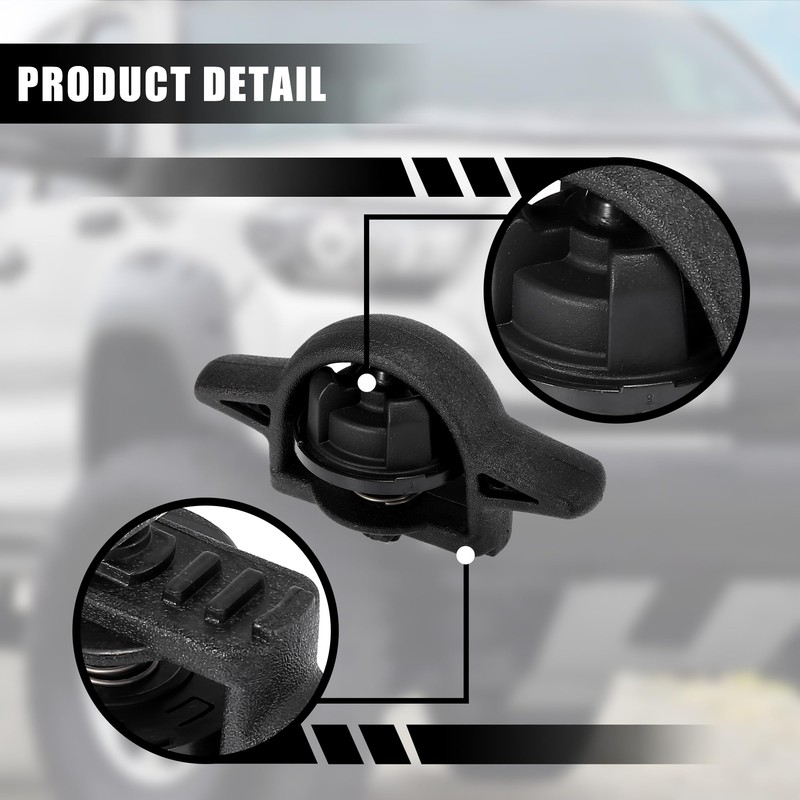 X AUTOHAUX 2pcs Truck Tie-Down Bed Cleat Cargo Bed Cover