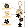 Suweibuke Initial Letter Keychain with Love You Heart, Cute Key