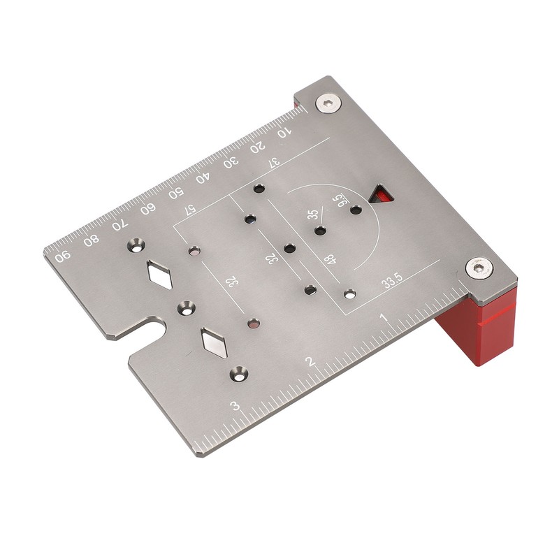 Hinge Hole Drilling Locator Aluminum Alloy Cabinet Door Hinge Mounting