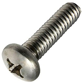 5/16-18 x 4" Pan Head Machine Screws Kit Hardware Phillips Drive Stainless Steel Pack of 10 Fastener Set LS06241F