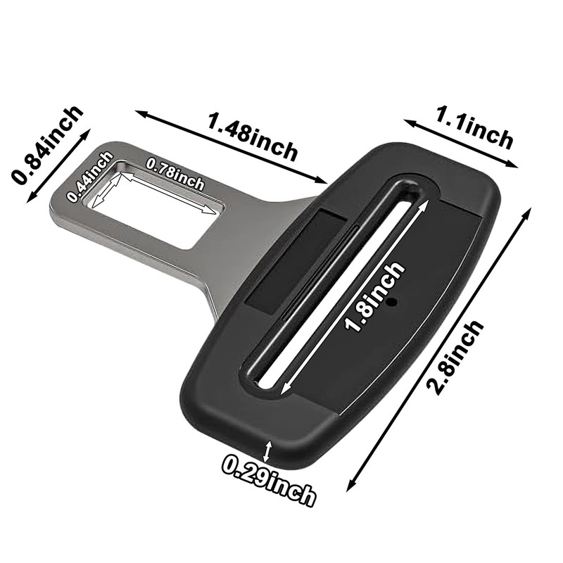 Seat Belt Pads Clips 4PCS Safety Belts Slot Plugs Fitting