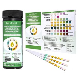 100 x Urine Test Strips for Infection Cystitis Testing Sticks, UTI, Nitrite, Leukocytes, 8 Parameter Urinalysis Multisticks