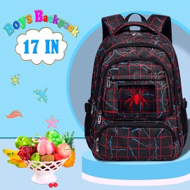 FunnyGifts Boys Backpacks for Kids School Bookbag for Elementary Kindergarten Preschool Mochila Para Niños 4 5 6 7 8 9 10 11 12