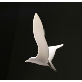 Seagull Mobile by John Perry Upwing Hovering Statue 14in Wing-span