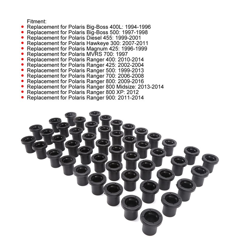 Aramox 48PCS Rear A‑Arm Bushing Kit Replacement for Polaris Ranger
