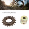 Single Speed Bike Freewheel 18T Threaded Bicycle Freewheel with 13mm