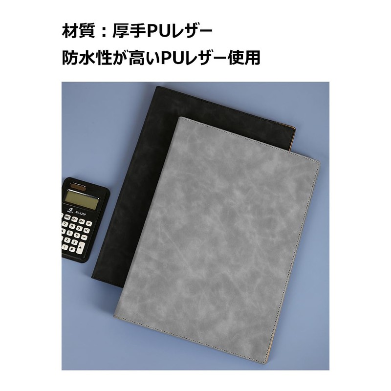 Costowns Ct-103 Bi-Fold Binder, Clipboard, A4, Clip File, Thick, Hand,