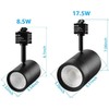 LEONLITE Dimmable LED Track Lighting Heads, Compatible with Single Circuit