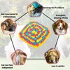 Snuffle Mat for Dogs, 35cm x 35cm Interactive Feeding Puzzle