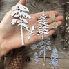 Trdxxx Pine Tree Dies for Card Making Merry Christmas Die