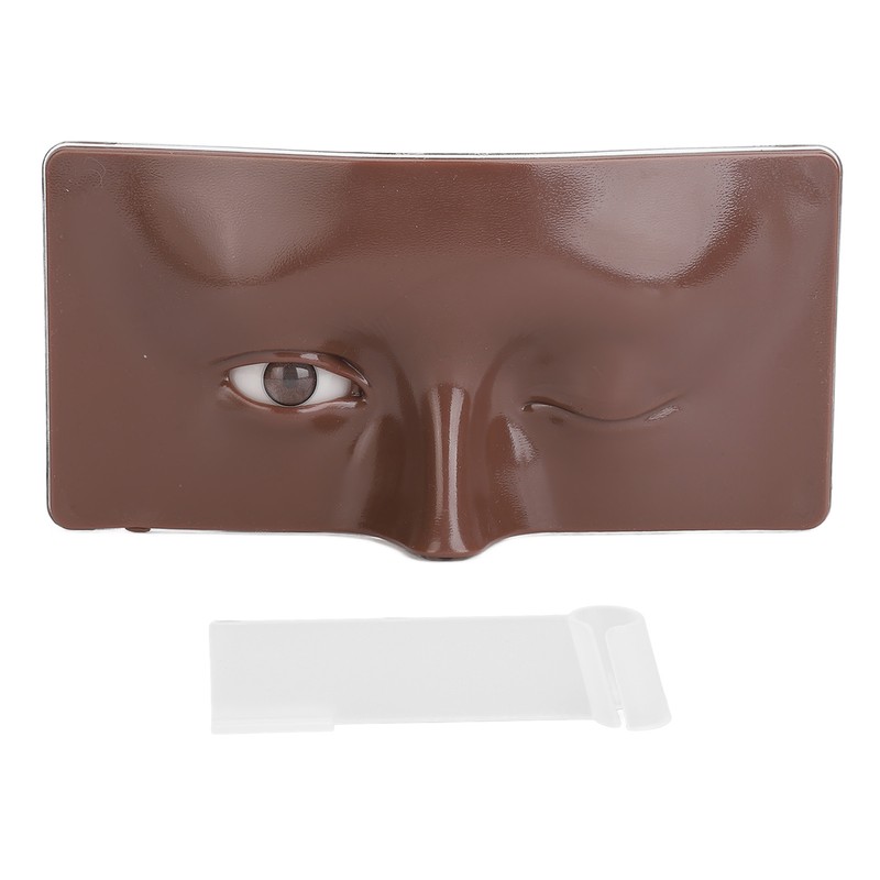 Eye Makeup Practice Board Open Close Eyes Reusable Silicone Mannequin