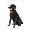 Mary Lake-Thompson BT1516 Dog Black Lab Ball Bagged Flour Sack