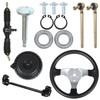 munirater 300mm Steering Wheel Steel Kit 320mm Gear Rack Pinion