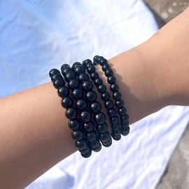 Long tiantian Faux Pearl Bracelet 5 Pcs Set for Women Beaded Bracelets Colorful Surfer Stackable Beads Boho Bracelet Summer Beach Jewelry Strand Bracelets for Bridesmaid,Bridal,Party Jewelry (G)