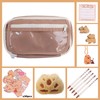 Xvbhaq Large Capacity Capybara Pencil Case Cute Transparent Multi-Layer Plush