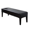 Tookie PU Leather Soft Stretch Dining Bench Cover, Waterproof Elastic