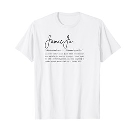 Jamie Jo Name Meaning Art Isaiah 58 11 Faith Growth Gift T-Shirt
