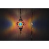 Asylove Turkish Mosaic Ceiling Lamps, Moroccan Pendant Lighting, Handmade Mosaic
