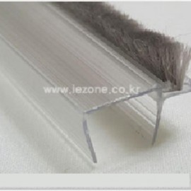 Insert-Type Draft Stopper for Reinforced & Automatic Doors (2m/2.4m) 2.4m / 7mm Bristle